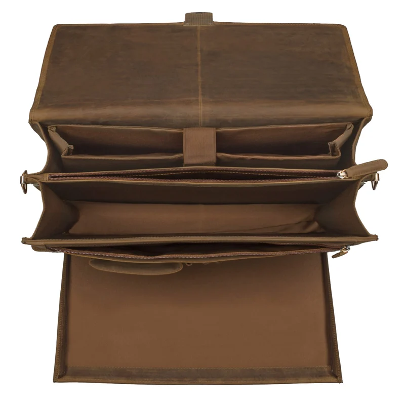 B-WARE "Noel" Aktentasche Leder Herren Vintage