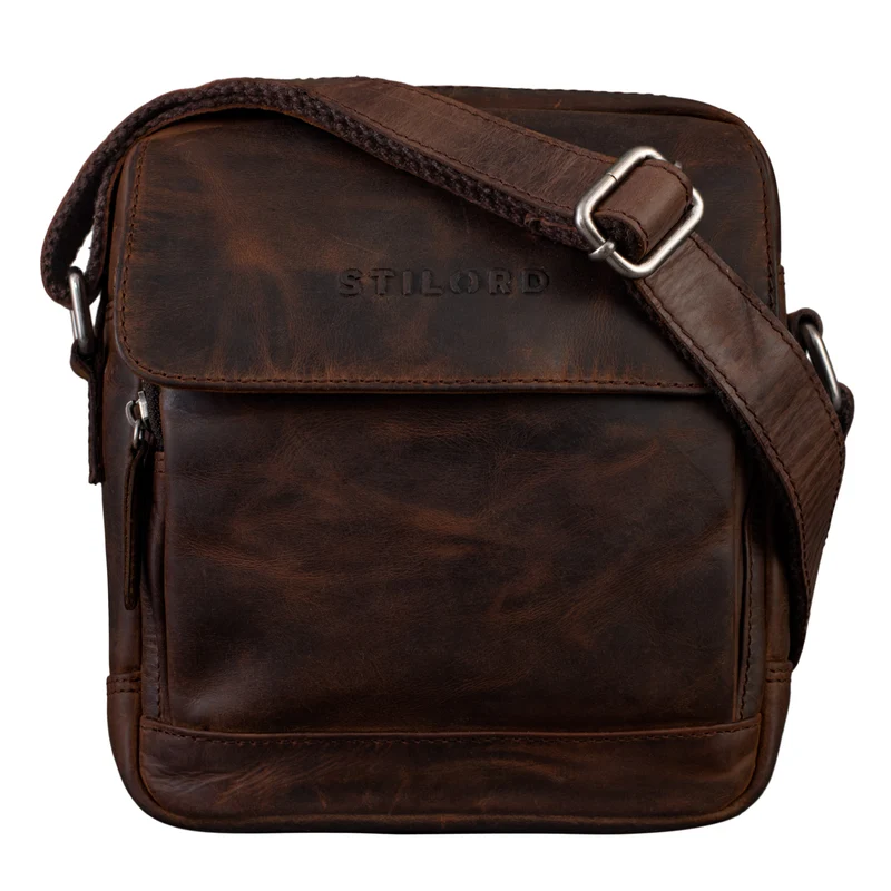 "Jordan" Kleine Messenger Tasche Leder