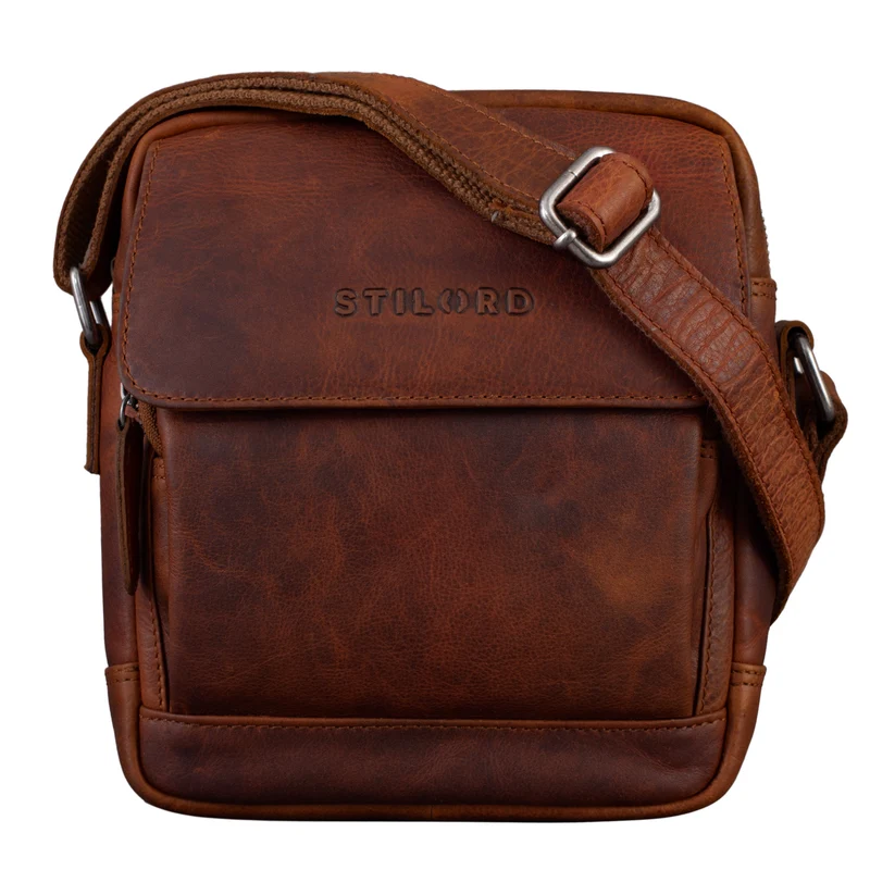 "Jordan" Kleine Messenger Tasche Leder