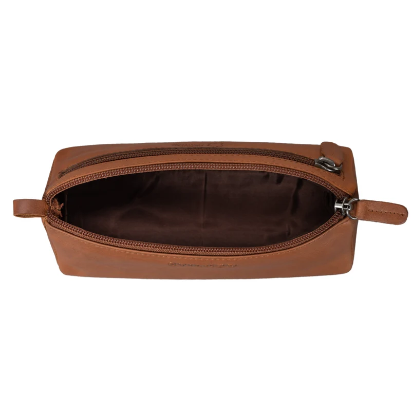 "Lio" Stiftemappe Leder Braun