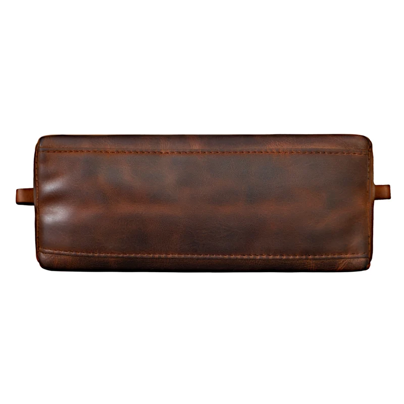 "Lio" Stiftemappe Leder Braun