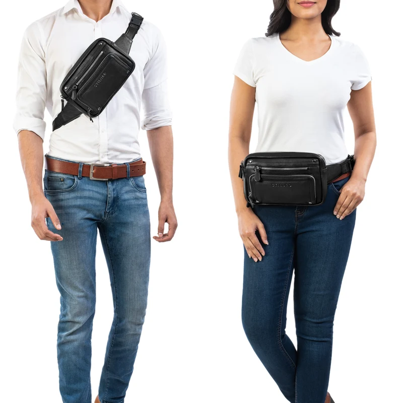 "Lou" Gürteltasche Hüfttasche Leder