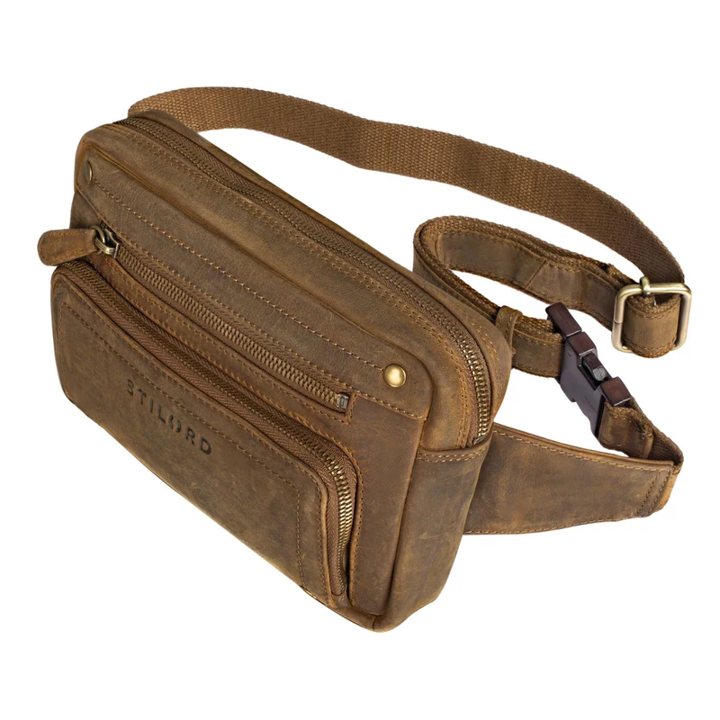 "Lou" Gürteltasche Hüfttasche Leder