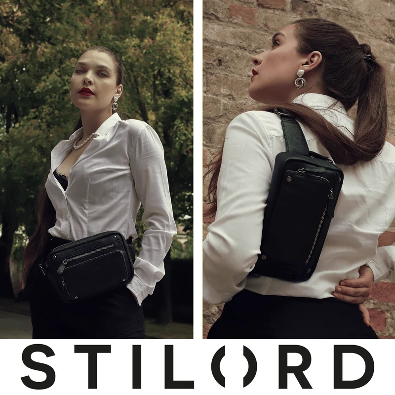 "Lou" Gürteltasche Hüfttasche Leder