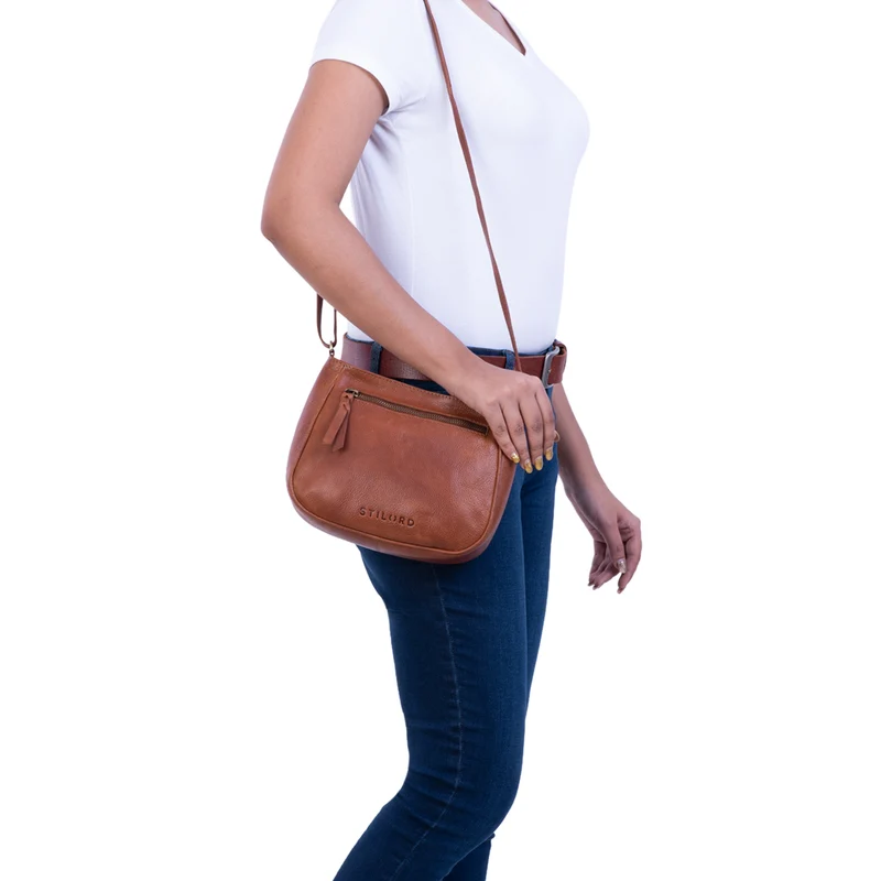 B-WARE "Samira" Kleine Handtasche Damen Leder