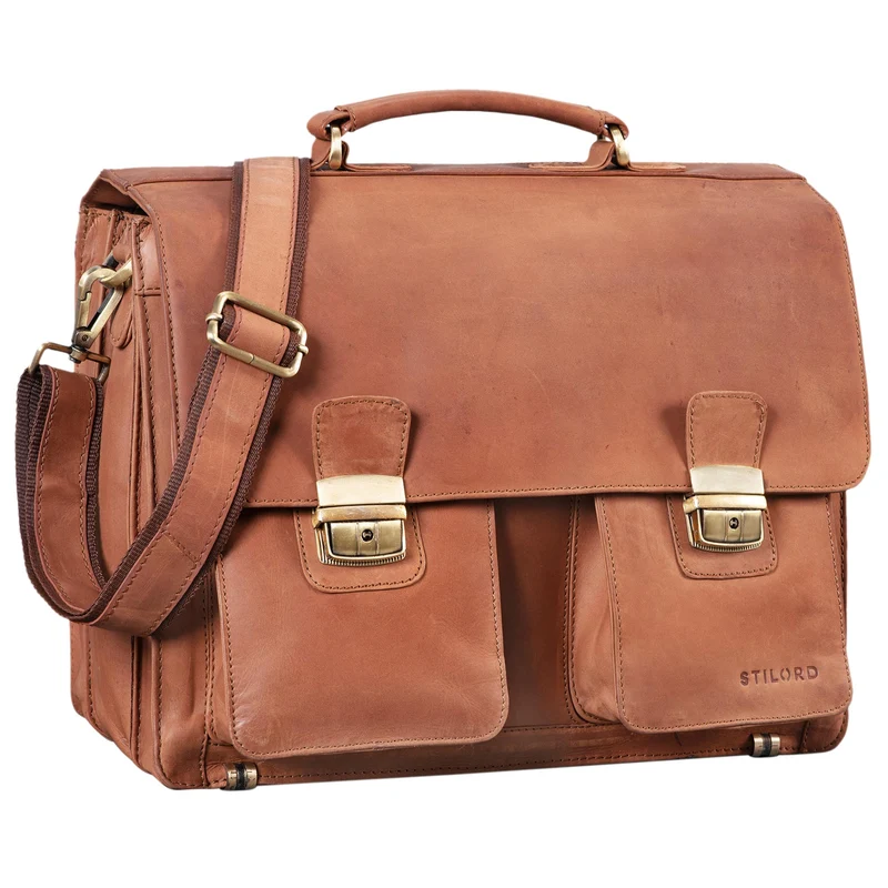B-WARE "Atlas" Aktentasche Leder