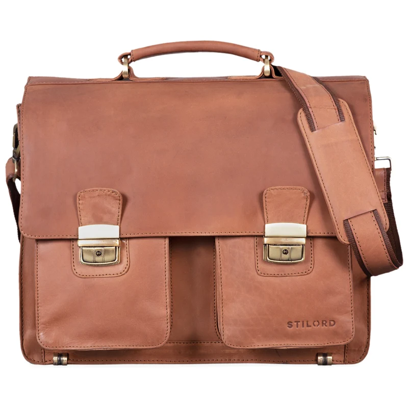 B-WARE "Atlas" Aktentasche Leder
