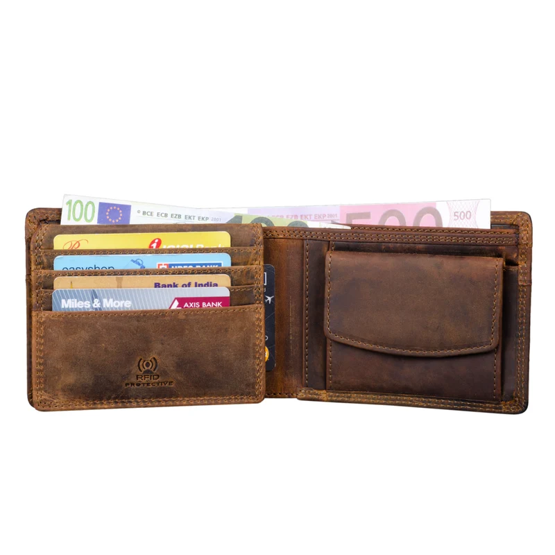 B-WARE "Cooper" RFID Leder Brieftasche Herren
