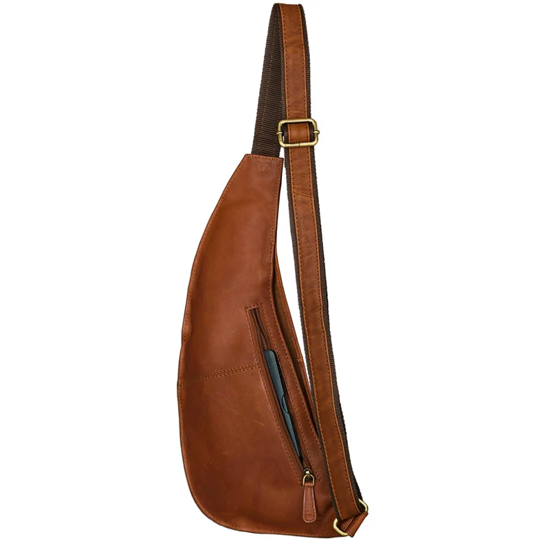B-WARE "Adrian" Brusttasche Leder
