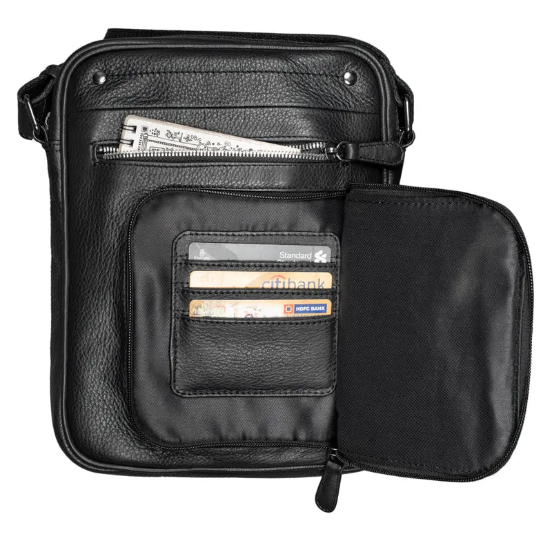 "Randall" Vintage Ledertasche Umhängetasche
