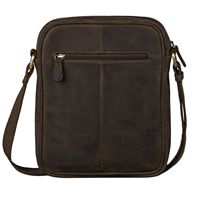 "Randall" Vintage Ledertasche Umhängetasche