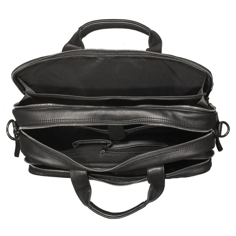 B-WARE "Walt" Vintage Aktentasche Leder Herren Damen