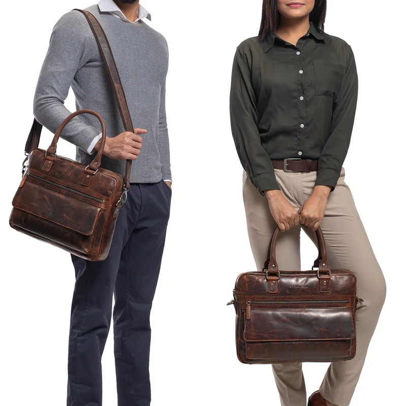 "Evan" Ledertasche Umhängetasche