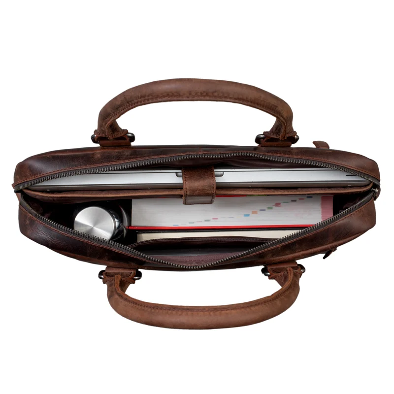 "Evan" Ledertasche Umhängetasche