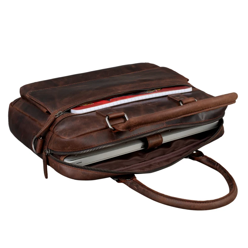 "Evan" Ledertasche Umhängetasche