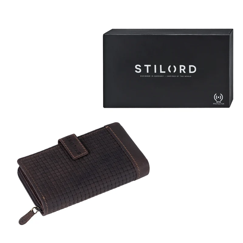 "Isabella" Leder Damen Geldbeutel RFID