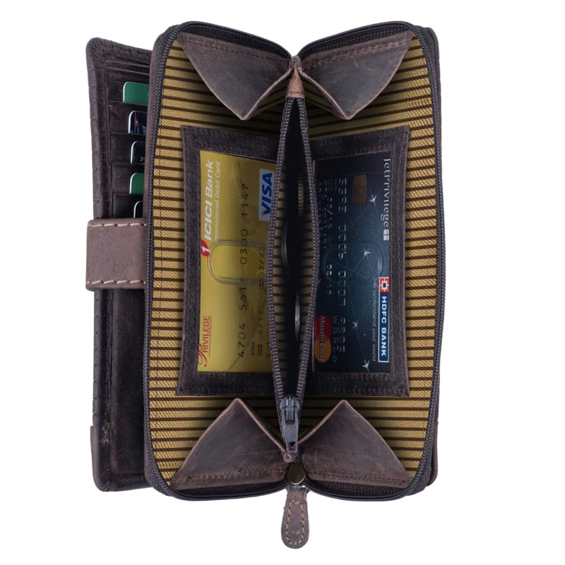 "Isabella" Leder Damen Geldbeutel RFID