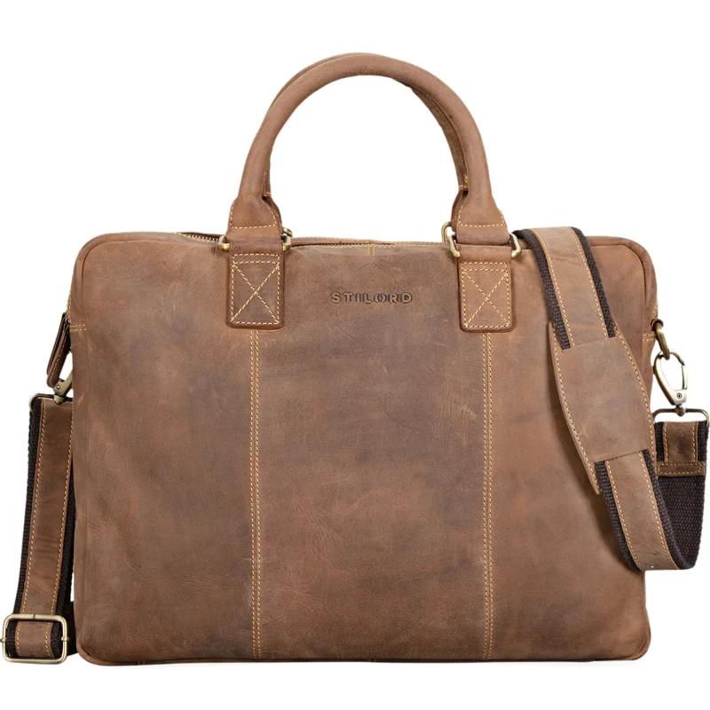 B-WARE "Zacharias" Businesstasche Leder Aktentasche