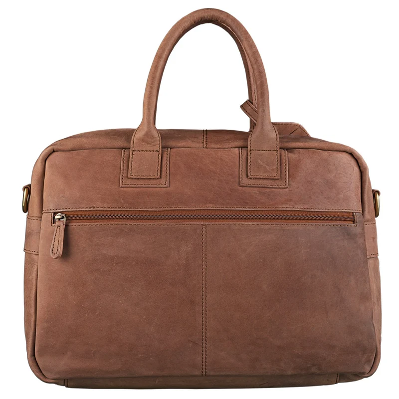 B-WARE "Karlo" Laptoptasche Leder Herren