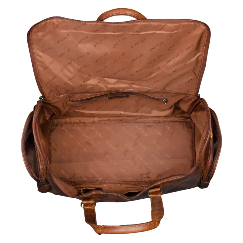 B-WARE "Myles" Vintage Reisetasche Herren Leder