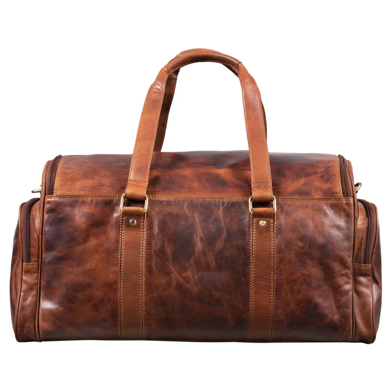 B-WARE "Myles" Vintage Reisetasche Herren Leder