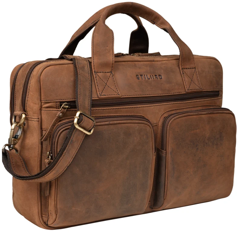 "Caesar" Businesstasche 15,6 Zoll Leder