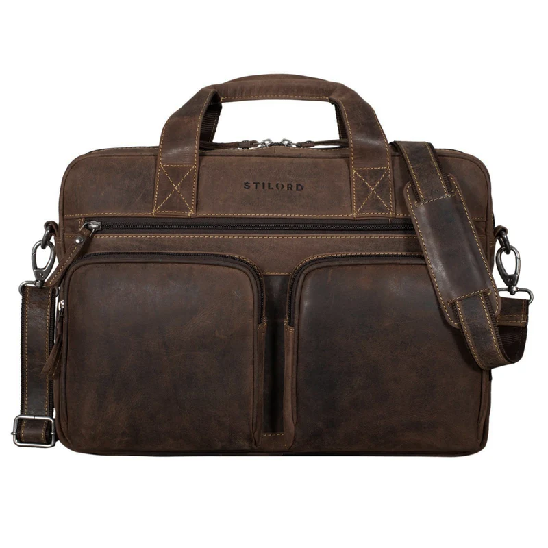 "Caesar" Businesstasche 15,6 Zoll Leder