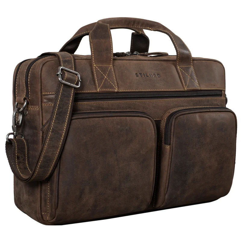 "Caesar" Businesstasche 15,6 Zoll Leder