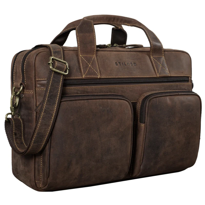 "Caesar" Businesstasche 15,6 Zoll Leder