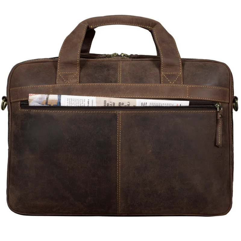 "Caesar" Businesstasche 15,6 Zoll Leder