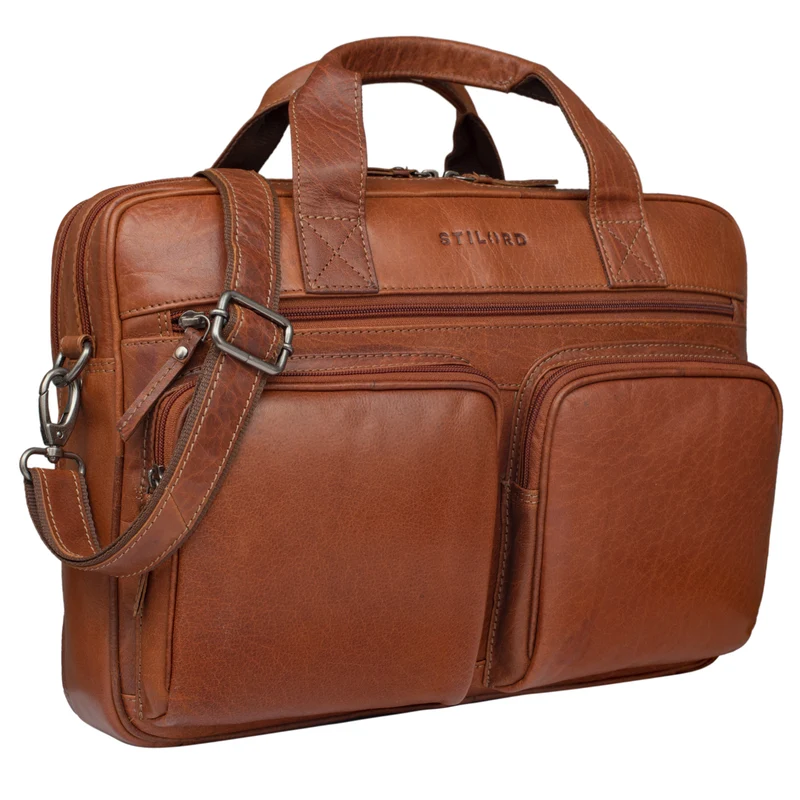 "Caesar" Businesstasche 15,6 Zoll Leder