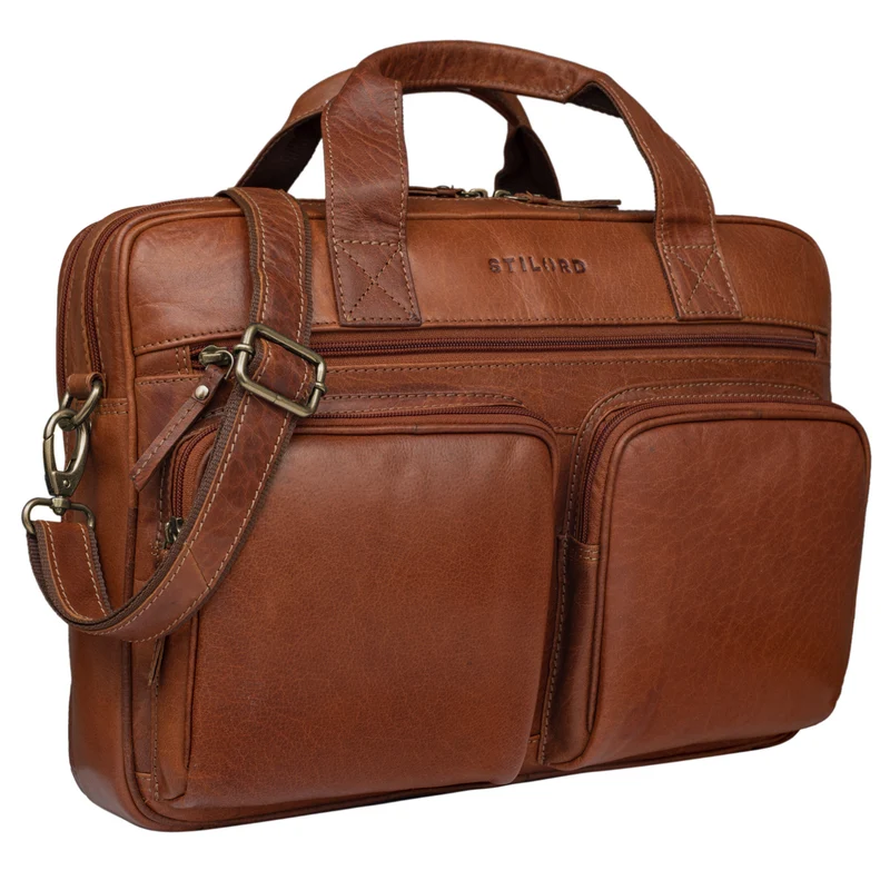 "Caesar" Businesstasche 15,6 Zoll Leder