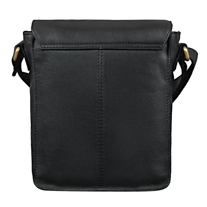 "Pete" Umhängetasche Leder klein Männer