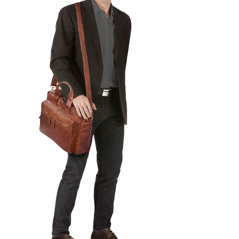 "Leandro" Ledertasche Herren Laptoptasche