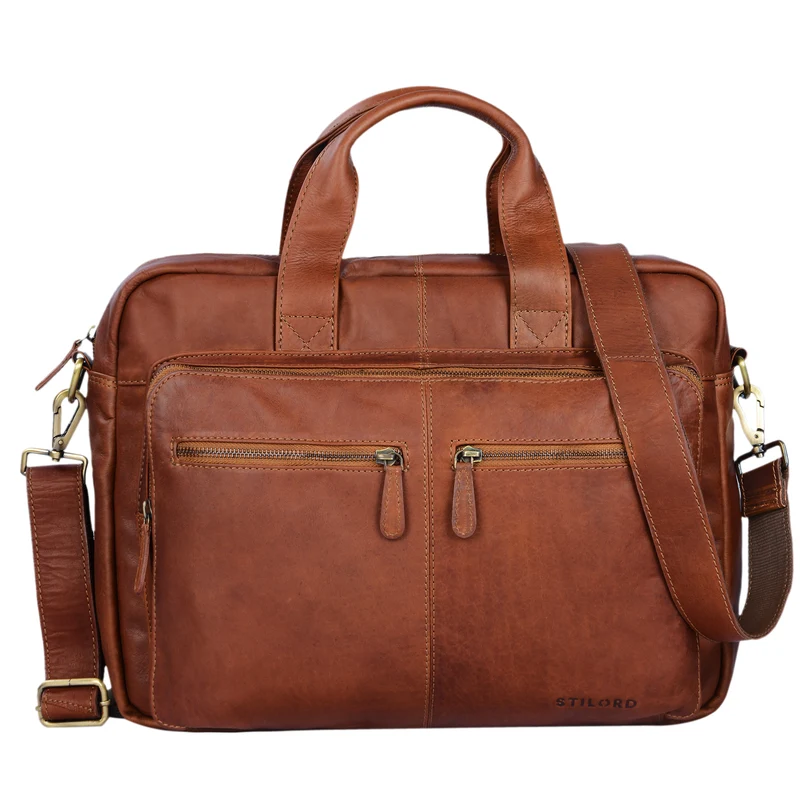 "Leandro" Ledertasche Herren Laptoptasche