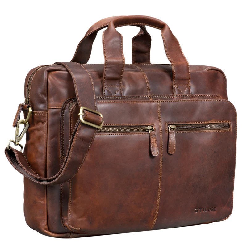 "Leandro" Ledertasche Herren Laptoptasche
