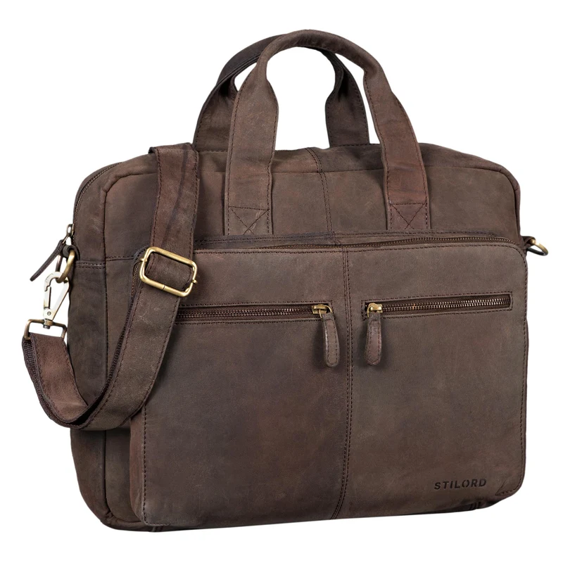 "Leandro" Ledertasche Herren Laptoptasche