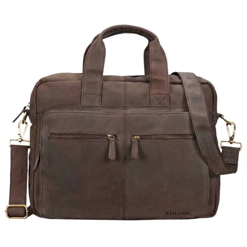 "Leandro" Ledertasche Herren Laptoptasche