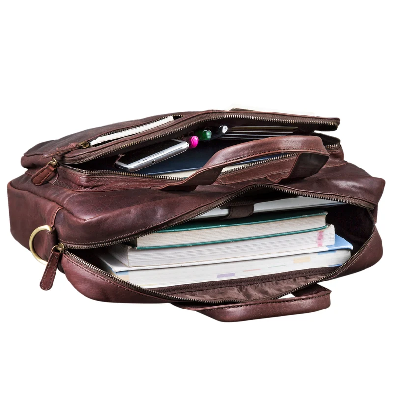 "Leandro" Ledertasche Herren Laptoptasche