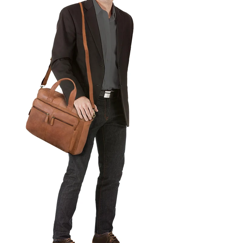 "Leandro" Ledertasche Herren Laptoptasche