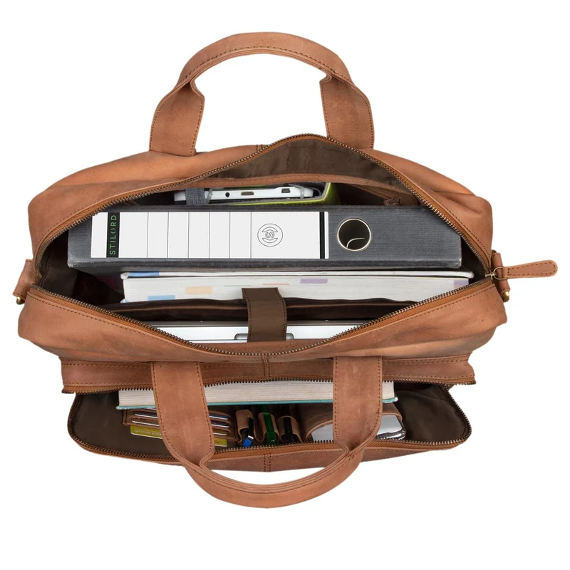 "Leandro" Ledertasche Herren Laptoptasche