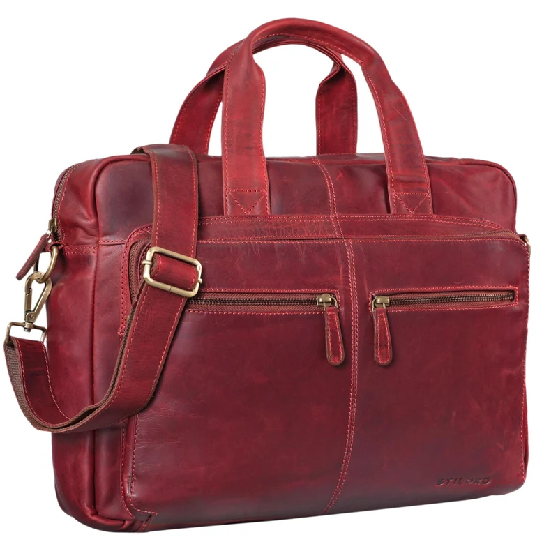 "Leandro" Ledertasche Herren Laptoptasche