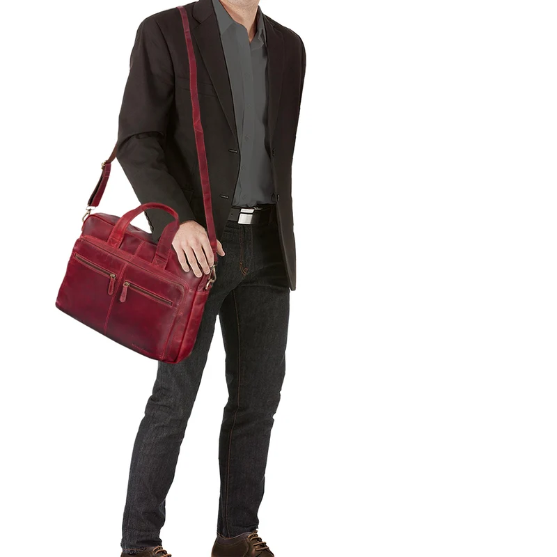 "Leandro" Ledertasche Herren Laptoptasche