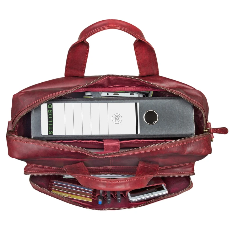 "Leandro" Ledertasche Herren Laptoptasche
