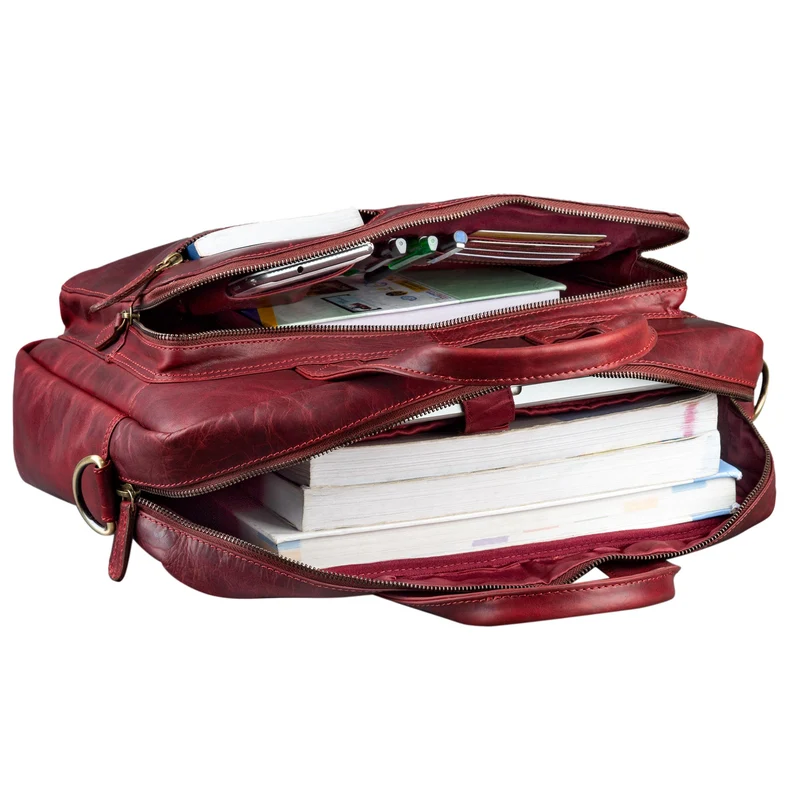 "Leandro" Ledertasche Herren Laptoptasche