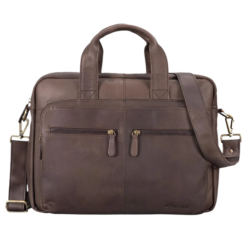 "Leandro" Ledertasche Herren Laptoptasche