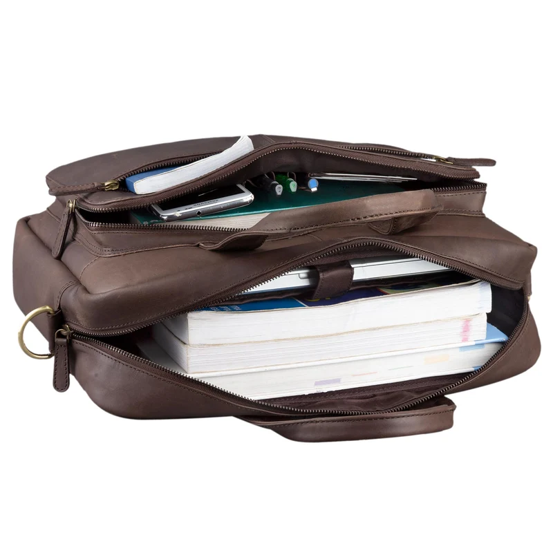 "Leandro" Ledertasche Herren Laptoptasche