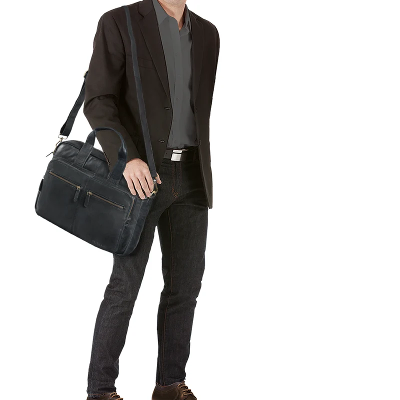 "Leandro" Ledertasche Herren Laptoptasche