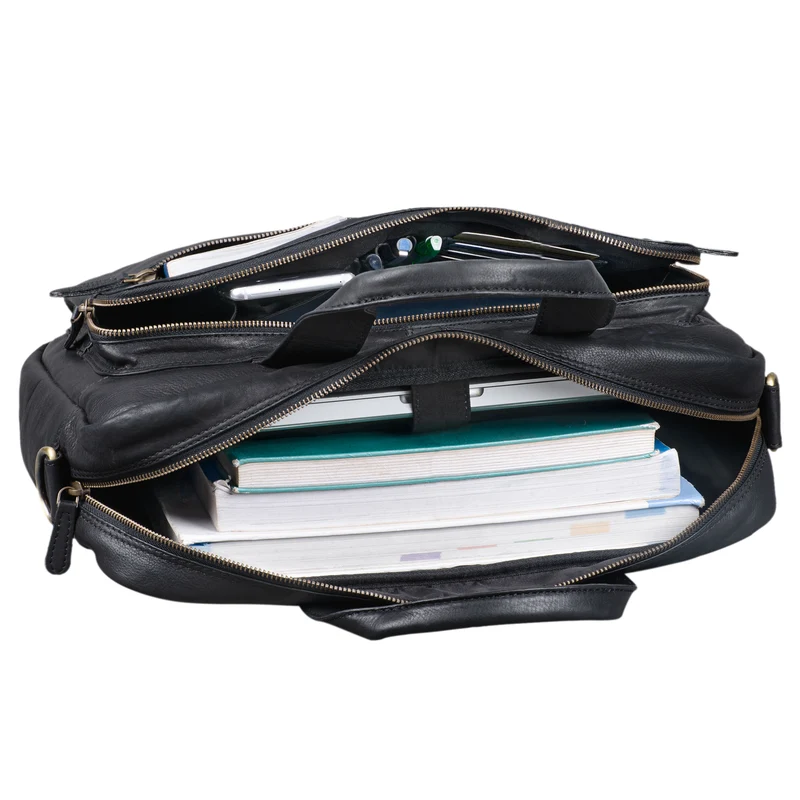 "Leandro" Ledertasche Herren Laptoptasche