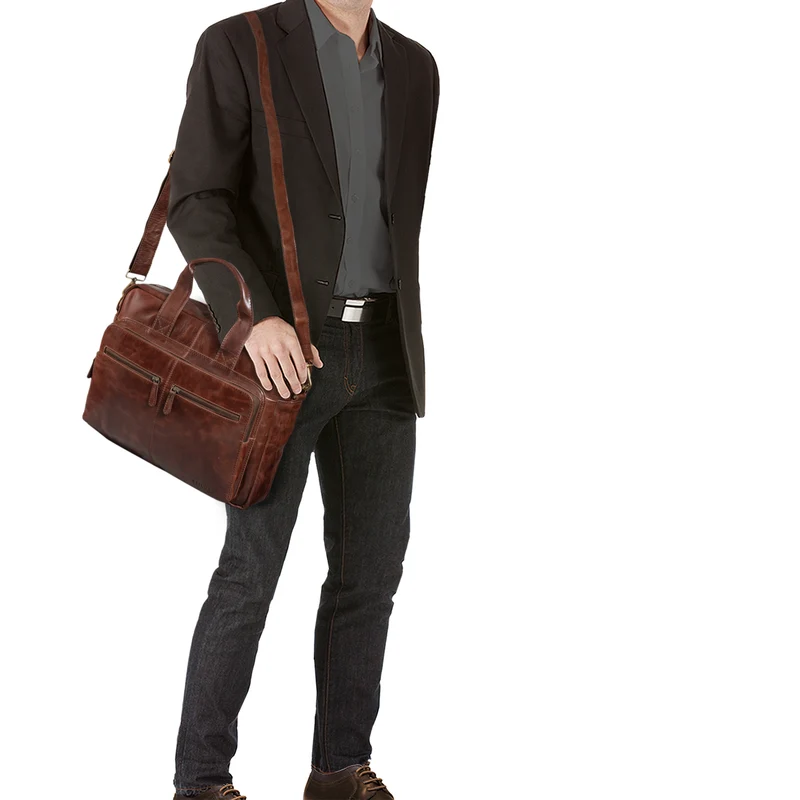 "Leandro" Ledertasche Herren Laptoptasche